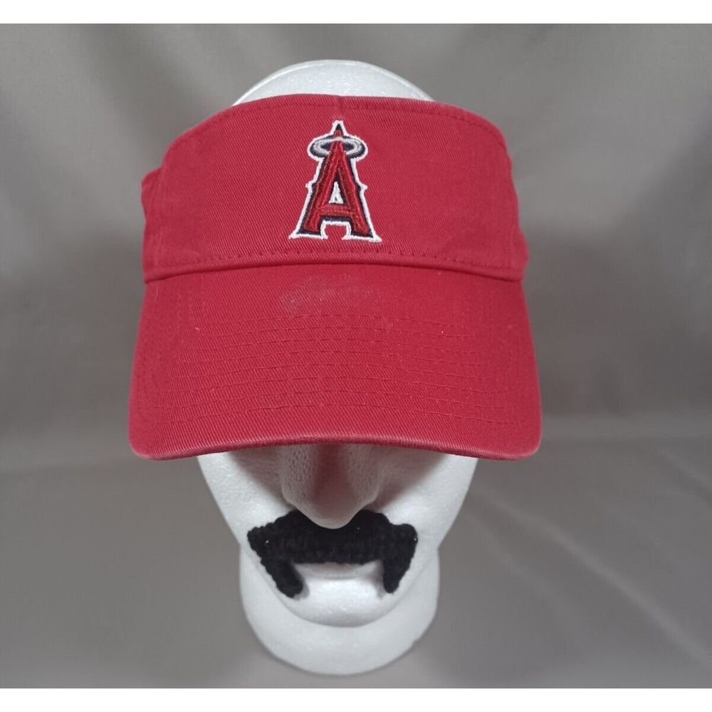 Los Angeles Angels Visor Red Strap Back 47 Brand MLB
